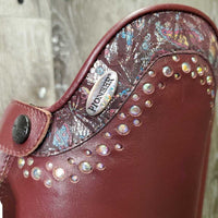 Pr Dress Boots, zip, bling, tag *New, v.mnr mark
