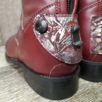 Pr Dress Boots, zip, bling, tag *New, v.mnr mark

