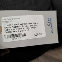 Med Winter Neck ONLY, snaps *gc/fair, 0 wpf, dirt, film, tape, mnr residue, pills, snags, faded, tears
