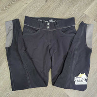 Euro Seat Breeches *gc, hairy, faded, seam puckers, loose threads & stitching, stains, pilly lining
