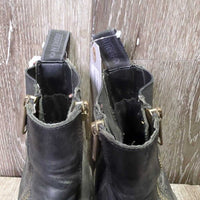 Paddock Boots, Double Zips *gc, dirty, faded, rubs, scrapes, scratches, scuffs, inner heel rubs/holes
