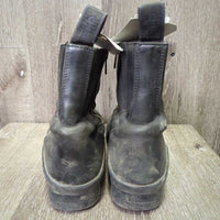 Paddock Boots, Double Zips *gc, dirty, faded, rubs, scrapes, scratches, scuffs, inner heel rubs/holes
