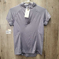 SS Sun Shirt, 1/3 Zip Up *vgc, mnr linty & rubs
