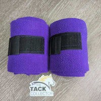 2 Thick Fleece Polos *gc, clean, hairy, clumpy, older
