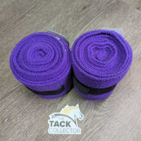 2 Thick Fleece Polos *gc, clean, hairy, clumpy, older
