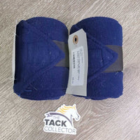 2 Fleece Polos *gc, clean, hairy, clumpy, older
