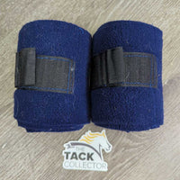 2 Fleece Polos *gc, clean, hairy, clumpy, older

