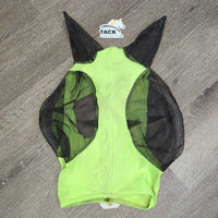 Lycra Soft Mesh Bug Eye Fly Mask, ears *gc/fair, stained, snags, v.hairy, v.rubbed, pills
