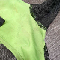 Lycra Soft Mesh Bug Eye Fly Mask, ears *gc/fair, stained, snags, v.hairy, v.rubbed, pills
