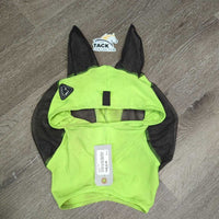 Lycra Soft Mesh Bug Eye Fly Mask, ears *gc, stained, pilly, hair, dirt
