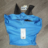 Lycra Stiff Mesh Bug Eye Fly Mask, ears *vgc, hair, clean, rubs, snags, pills
