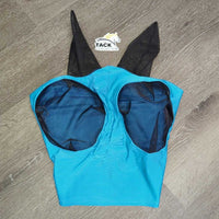 Lycra Soft Mesh Bug Eye Fly Mask, ears *gc, stained, pilly, hair, rubs, snags
