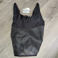 Hvy Mesh Fly Mask, ears *gc/fair, clean, hairy, faded, torn edge/lg hole, snag
