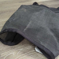 Hvy Mesh Fly Mask, ears *gc/fair, clean, hairy, faded, torn edge/lg hole, snag

