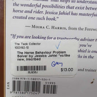 The Horse Behaviour Problem Solver by Jessica Jahiel *xc/like new, inscribed
