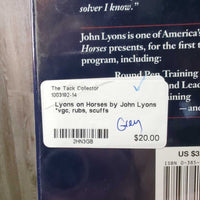 Lyons on Horses by John Lyons *vgc, rubs, scuffs

