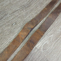 Soft Thick Wide Stirrup Leathers *gc, rubs, dents, older, xholes, scrapes

