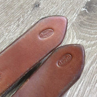 Soft Thick Wide Stirrup Leathers *gc, rubs, dents, older, xholes, scrapes
