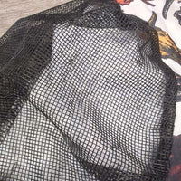 Lycra Soft Mesh Bug Eye Fly Mask, ears *gc/fair, rips, stains, holes, hair, rubs, snags, pills

