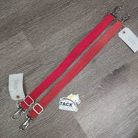 2 elastic Leg Straps *1: like new, 1: gc, dirty, rubs, stains, mismatched
