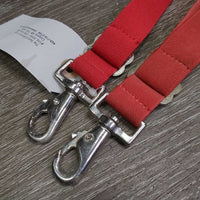 2 elastic Leg Straps *1: like new, 1: gc, dirty, rubs, stains, mismatched
