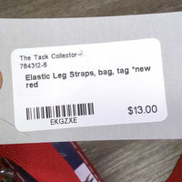Elastic Leg Straps, bag, tag *new
