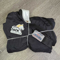 Closed Front Nylon Stable Sheet, 2 legs *gc, clean, faded, older, hairy velcro, puckers

