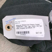Fitted Full Fleece Cooler, "NARCHC", tail *vgc, clean, mnr hair, rubs, frayed tail
