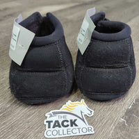 No Turn Bell Boots *gc/fair, clean, residue, hairy, v.rubbed, frayed & torn/holey edges & inside
