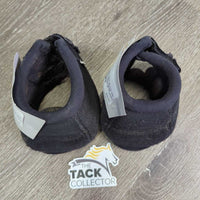 No Turn Bell Boots *gc/fair, clean, residue, hairy, v.rubbed, frayed & torn/holey edges & inside
