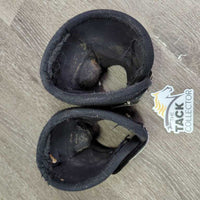 No Turn Bell Boots *gc/fair, clean, residue, hairy, v.rubbed, frayed & torn/holey edges & inside
