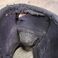 No Turn Bell Boots *gc/fair, clean, residue, hairy, v.rubbed, frayed & torn/holey edges & inside
