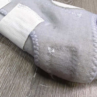 Closed Hind Sport Boots, velcro *gc, clean, stains, rubbed, pilly, edges: rubs, stains & frays, threads
