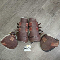 Closed Front Sport Boots, velcro *gc, clean, dingy? threads, hair, edges: holes, rubs & frays
