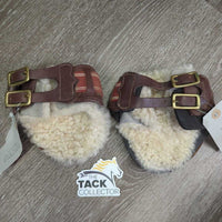 Closed Front Sport Boots, velcro *gc, clean, dingy? threads, hair, edges: holes, rubs & frays

