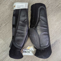 Neoprene Skid Sport Boots, velcro *vgc, clean & dirty/reside inside, hair, rubs, pills, mnr hair, older
