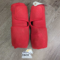 Closed Sport Boots, velcro *vgc/gc, clean, hairy, stains, rubs, UNSTITCHED Top Edge
