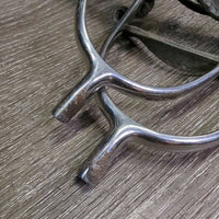 POW Spurs, Thick Leather Spur Straps *gc/vgc, clean & dirty, stiff
