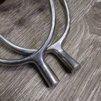 POW Spurs, Thick Leather Spur Straps *gc/vgc, clean & dirty, stiff
