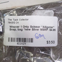 1 Only Scissor "Alligator" Snap, bag *new
