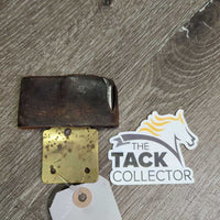 1 Only Blevins Stirrup Buckle *vgc/fair, v.rubbed & ripped leather, stains, scrapes, mismatched?
