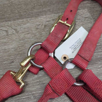 Thick Soft Nylon Halter, adj, snap *gc, v.dirty, stains, faded, marker
