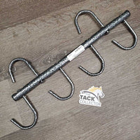 4 Hook Stall Mount Bridle Rack *xc, clean, mnr rubs
