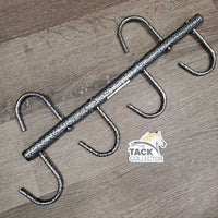 4 Hook Stall Mount Bridle Rack *xc, clean, mnr rubs

