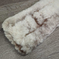 Fleece & Nylon Web Cinch,2 x D Ring *gc, stains, hairy, clumpy, thin/curled edges, older
