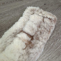 Fleece & Nylon Web Cinch,2 x D Ring *gc, stains, hairy, clumpy, thin/curled edges, older
