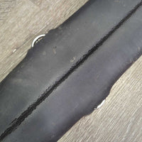 Soft Nylon Neoprene Cinch, 2x D Ring *fair, clean, residue, older, v.cracked, holes, peeling
