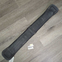 Soft Nylon Neoprene Cinch, 2x D Ring *fair, clean, residue, older, v.cracked, holes, peeling
