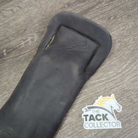 Soft Nylon Neoprene Cinch, 2x D Ring *fair, clean, residue, older, v.cracked, holes, peeling
