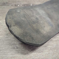 Wide Nylon Web & Neoprene Liner Roper Cinch, 2x D Rings *vgc/gc, clean, stains, discolored, hairy velcro, older, puckers, creases
